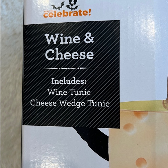 Wine and Cheese Adult Halloween Couples Costume NWT - Picture 2 of 4